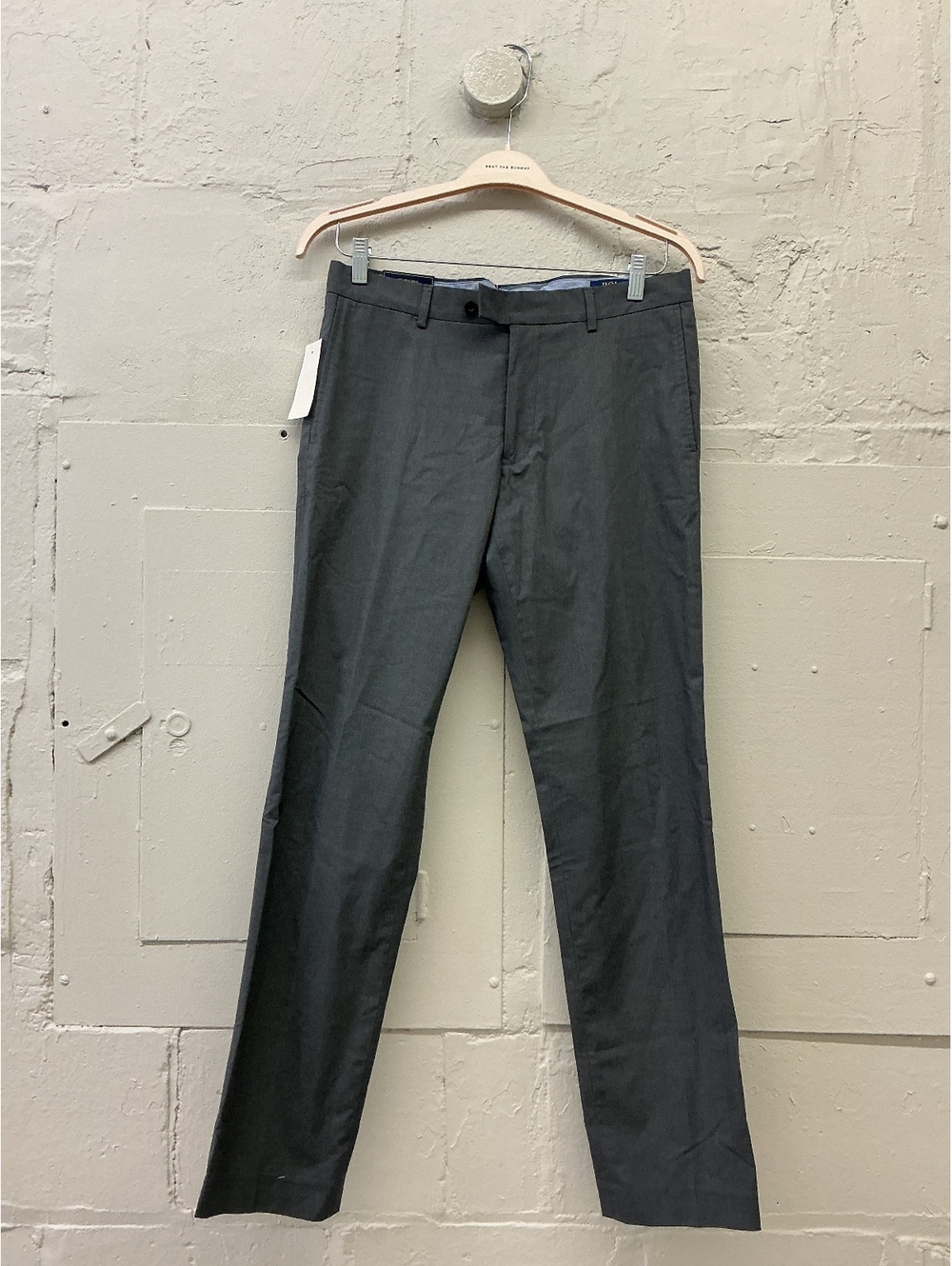 NWT Polo Ralph Lauren Slim Fit Gray heather classic Dress Pants 32x32
